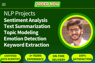do natural language processing nlp text analysis tasks projects in python