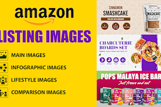 design amazon listing images or product photo editing that convert