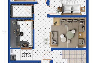 do 2d floor plan, 2d house design