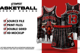 do a basketball jersey design