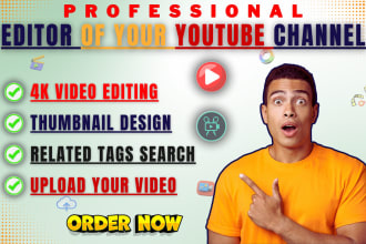edit, design, and upload your youtube videos with best tags
