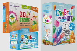 do professional amazon packaging design for your products