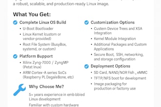 build a custom embedded linux os using yocto or petalinux