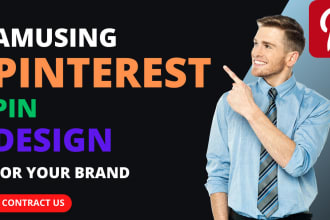 create custom pinterest pins design