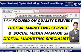 be your digital marketing specialist for digital marketing services