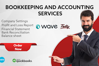 handle all kind of bookkeeping requirements using xero, wave, quickbooks, tally