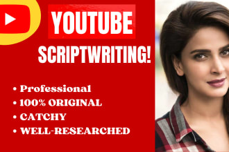 be your youtube script writer