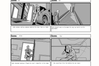 draw storyboards and comics