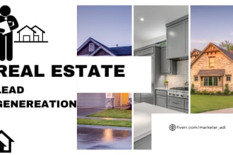 build a email list of real estate agent realtors and broker within a few hours