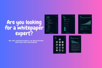 write and design a professional whitepaper at low cost