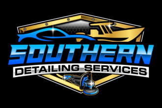 do professional modern car racing, auto dealership and automotive logo