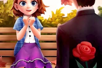 do disney cartoon character illustration and pet portrait illustration