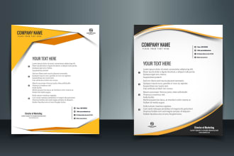 create editable letterhead and stationery items