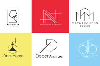 do architectural interior and real estate logo