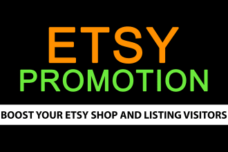 do etsy listing shop promotion to boost etsy traffic and sales