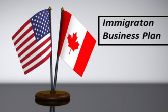 write USA and canada immigration business plan