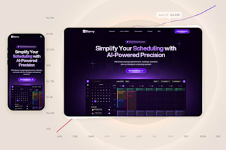 design a creative and unique landing page