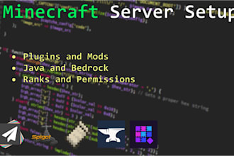 setup your minecraft server with plugins or mods