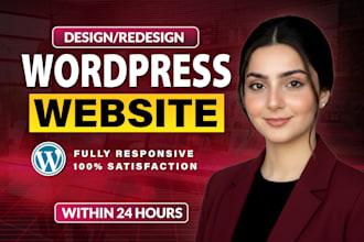 design responsive professional wordpress website development