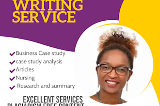 do perfect business case study analysis, articles and  research