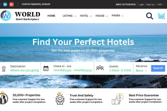 create hotel, travel, resort, vik booking wordpress website