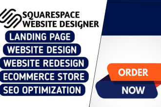build responsive squarespace website design, redesign or update in 15 hrs