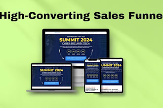 create a high converting sales funnel landing page, clickfunnels, groovefunnels