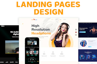 landing page design mobile friendly responsive in figma