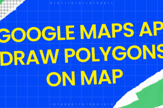 draw polygons on map using google maps API to calculate area save coordinates