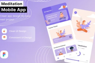 design mobile app UI for android and IOS