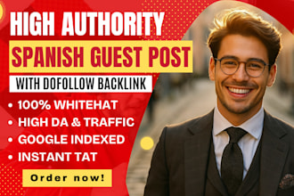 do high quality spanish guest post with dofollow backlinks