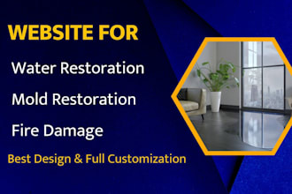 make water damage restoration website, mold and fire damage restoration website
