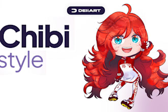 draw cute chibi illustration for you