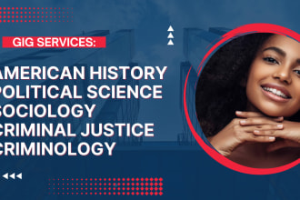 do american history, political science, sociology criminal justice