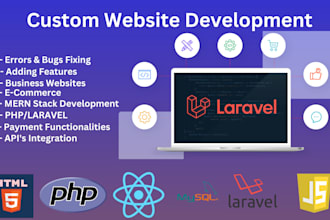 be your full stack website developer on php, laravel, django, python