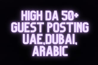 do uae dubai sudia and arabic guest post and backlinks