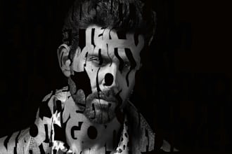 create a classy text portrait for you