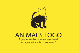 design different cat, bird, horse, dog, pet, or animals logo
