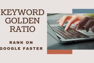 do kgr keyword research for niche amazon affiliate website
