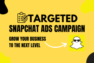 run targeted snapchat ads campaign for your business