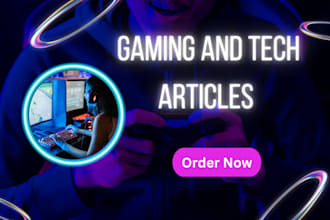 write quality research gaming and tech article