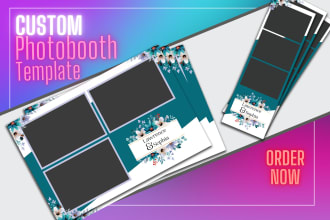 design creative photo booth templates and overlays