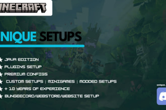setup and configure your minecraft server