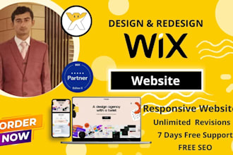 create business wix website,wix website design and redesign,wix store website