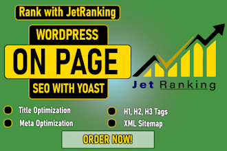 do wordpress yoast on page SEO title, meta optimization, schema markup