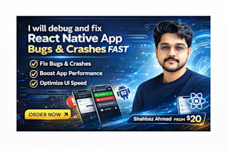 debug and fix react native app bugs and crashes fast