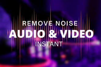 remove background noise from audio and video