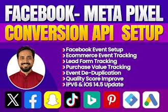 setup facebook or meta pixel conversion API server side tracking fix ipv6 update