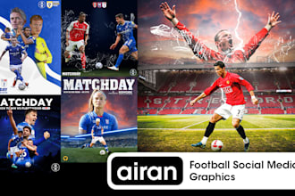 create eye catching football social media graphics to boost engagement