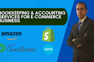 do ecommerce bookkeeping for amazon and shopify in quickbooks online and xero